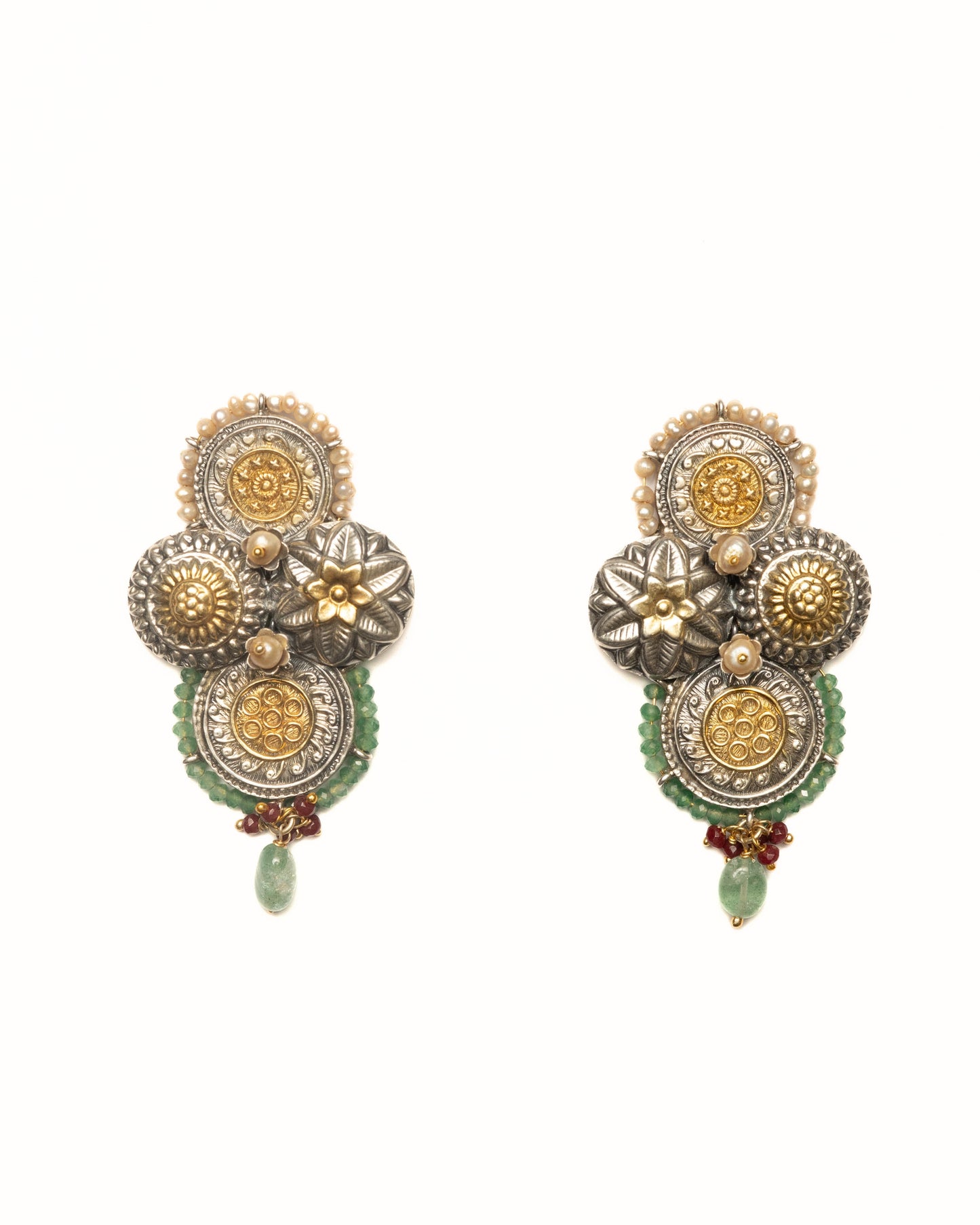 The Silver Shield Earrings