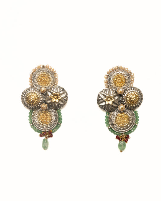 The Silver Shield Earrings