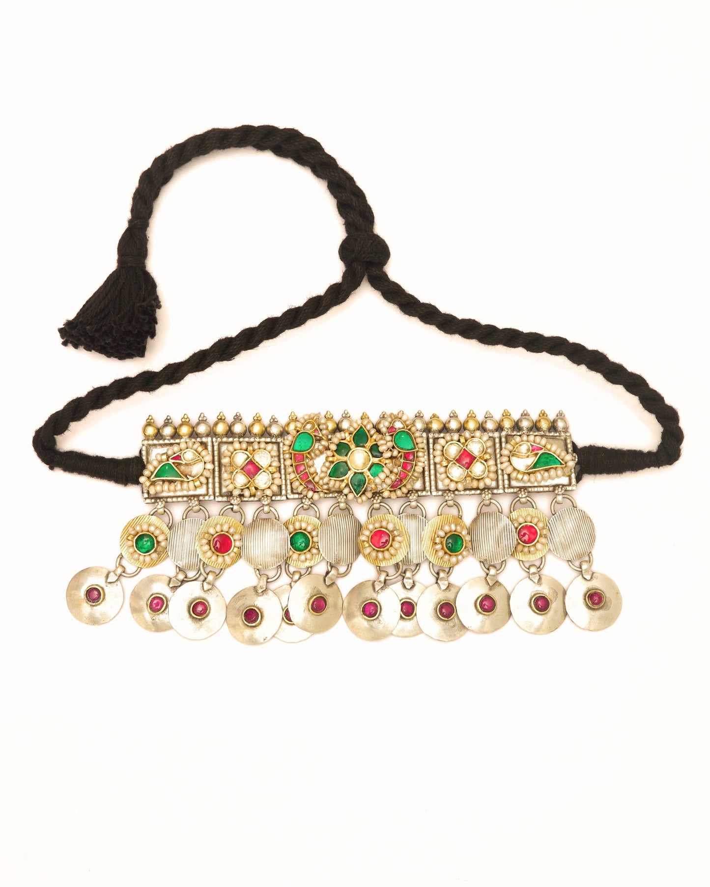 Qila Silver Choker
