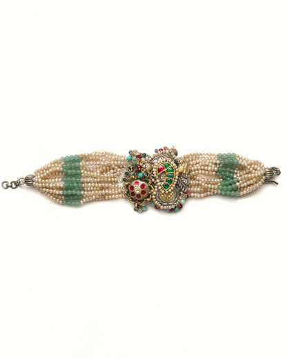 The Pearl Jam Bracelet cum Choker