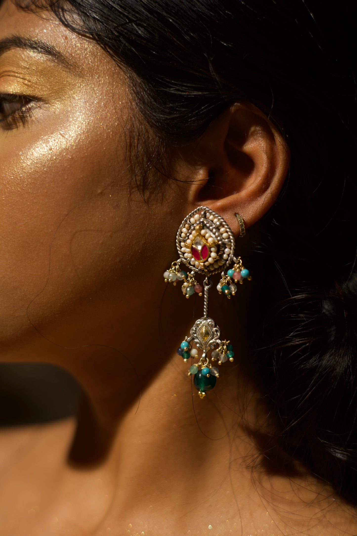 Pear & Pomegranate Earrings