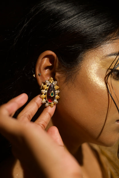 Velvet Leaf Studs