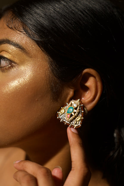Burnt Sienna Studs