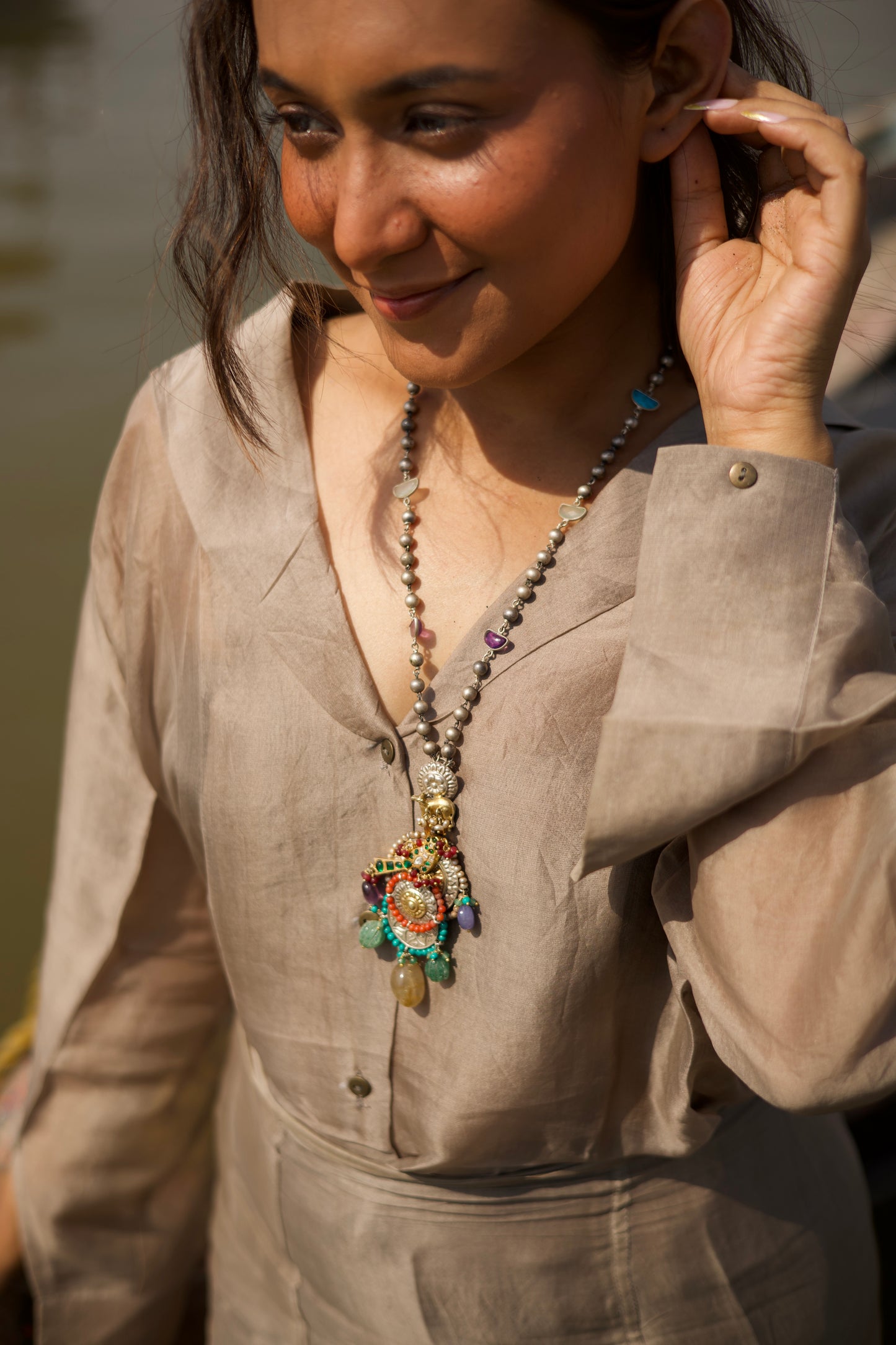 The Disc Ball Necklace
