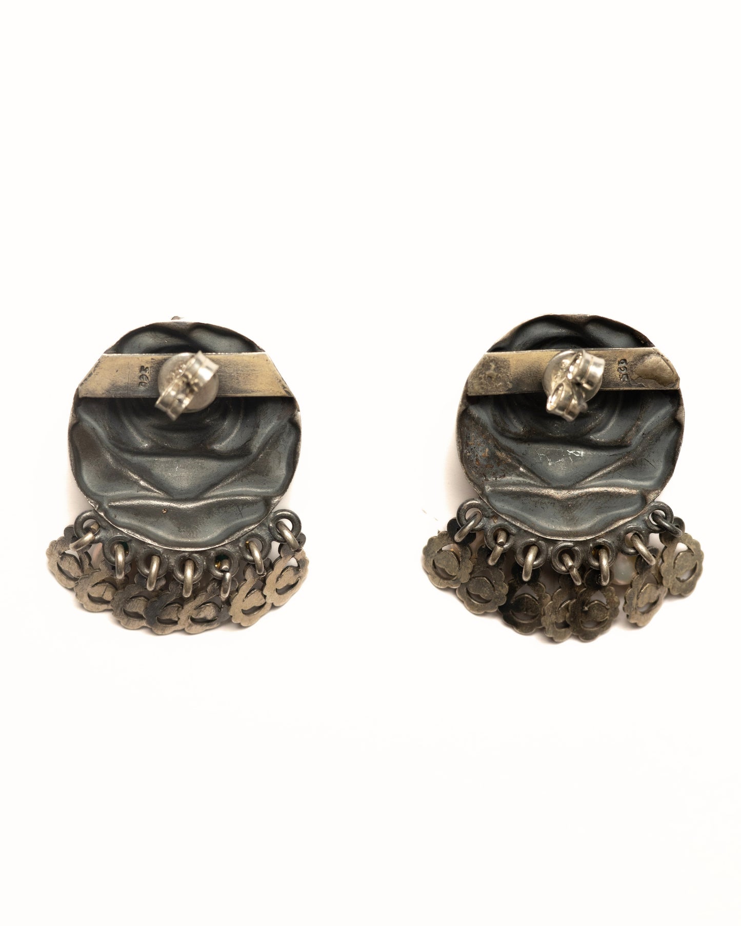 Sculpted Rose Earrings