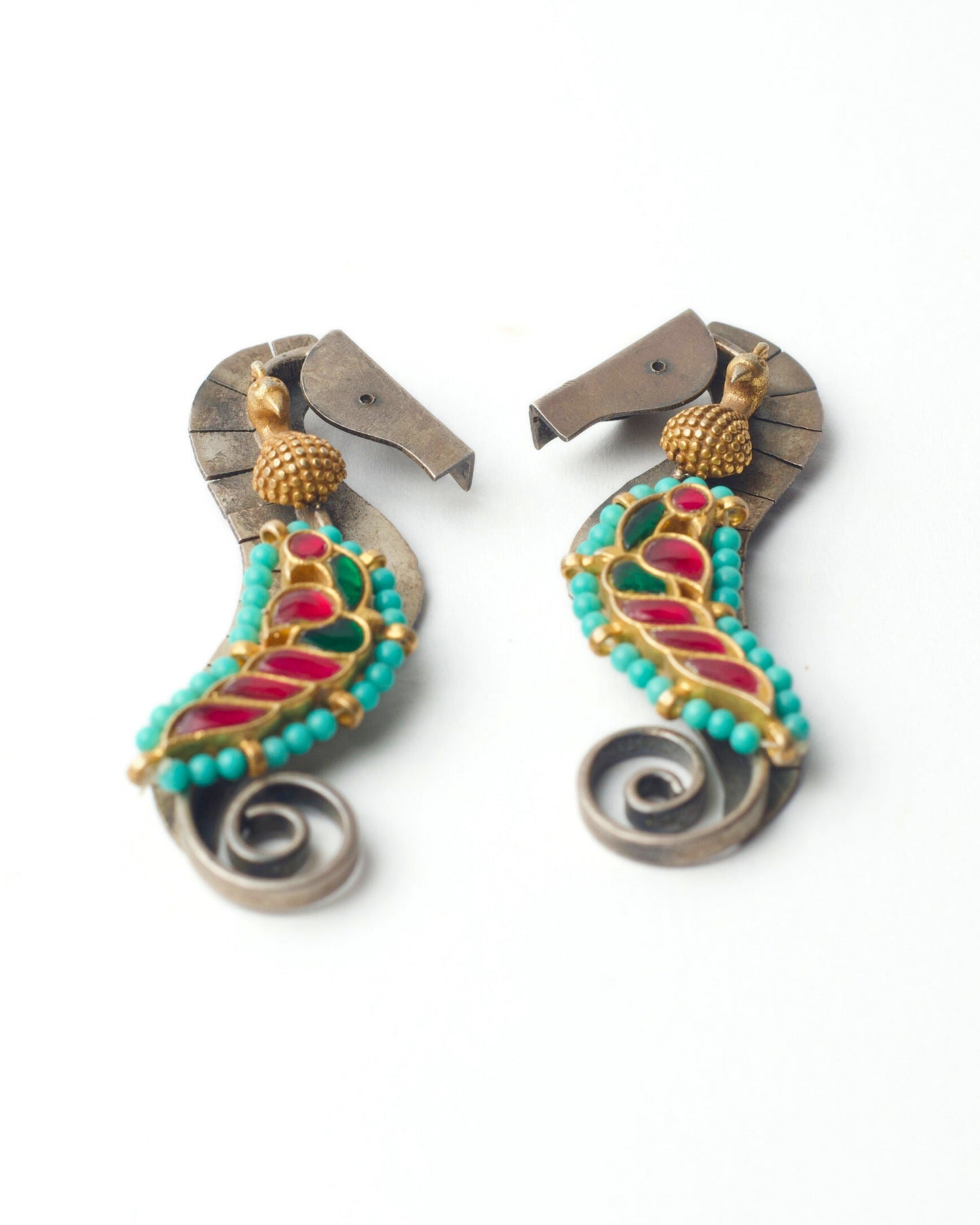 The Adorned Sea Horse Earrings