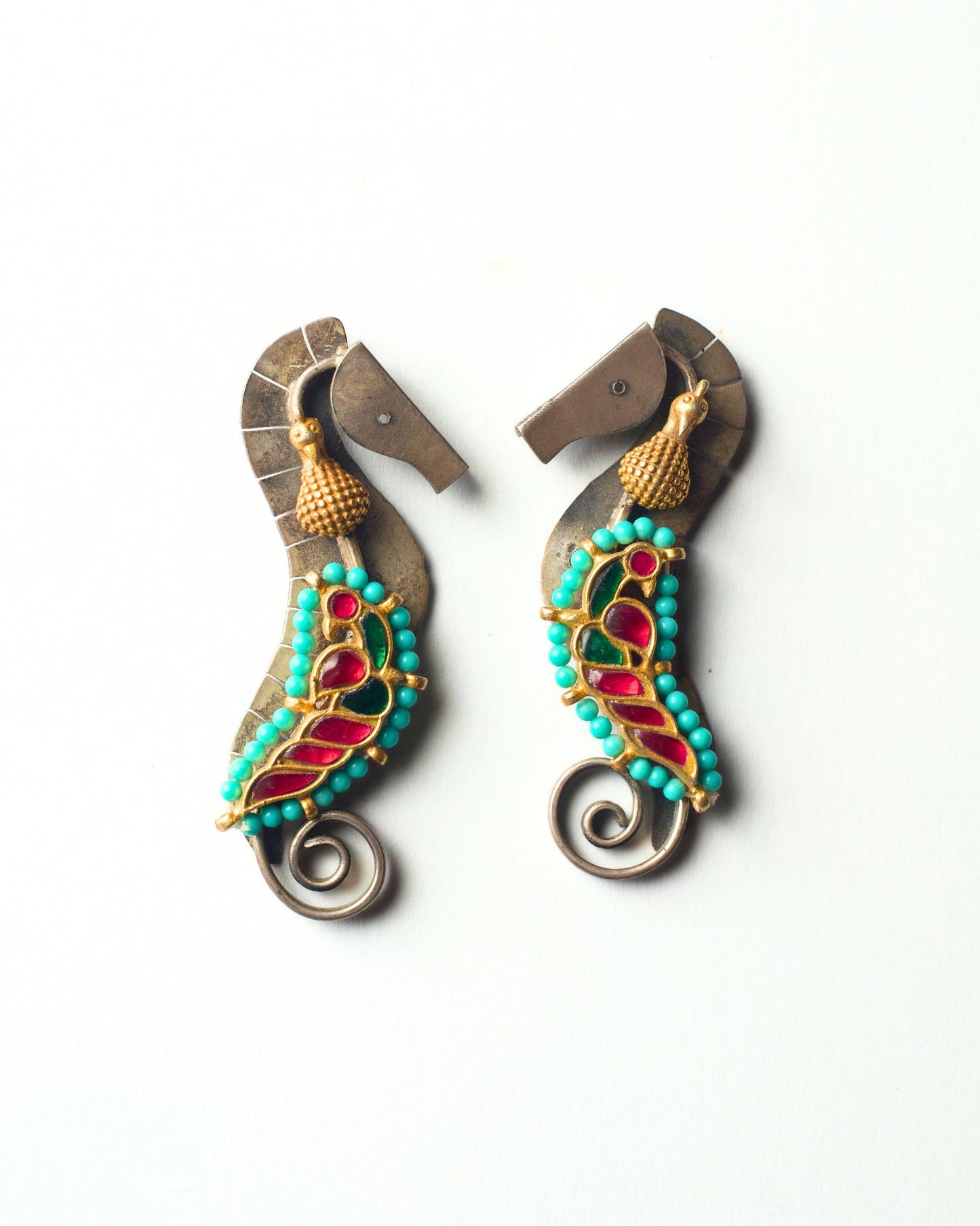 The Adorned Sea Horse Earrings