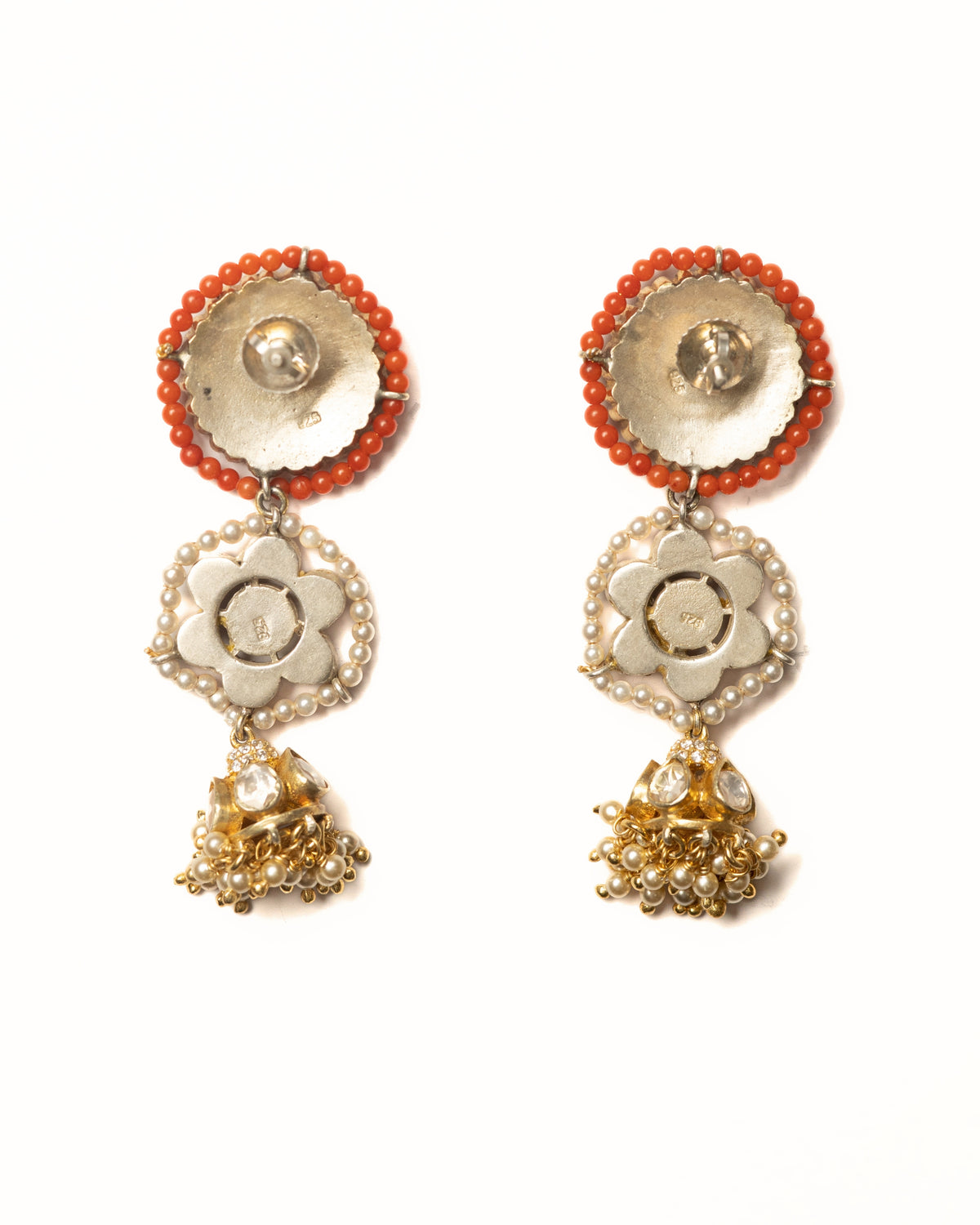 Coral Cascade Jhumki