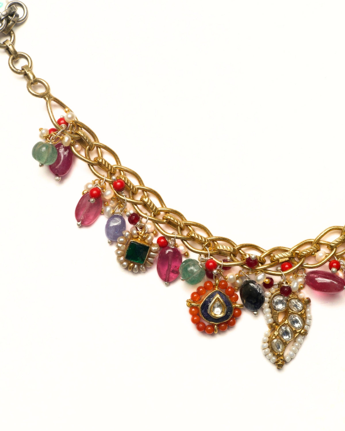 Two-Tone Tango Bracelet cum Necklace