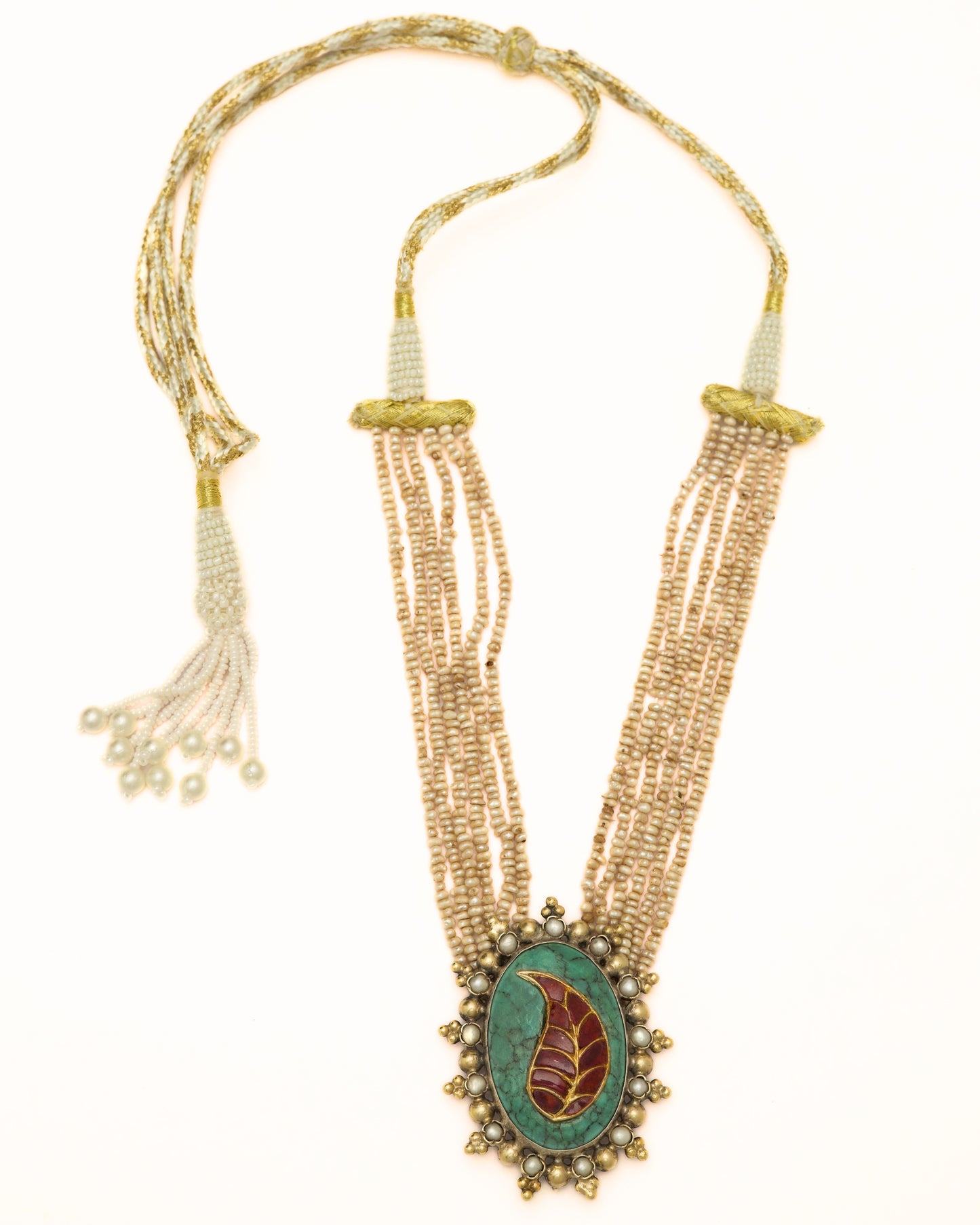 Leafstone Pearl Mala