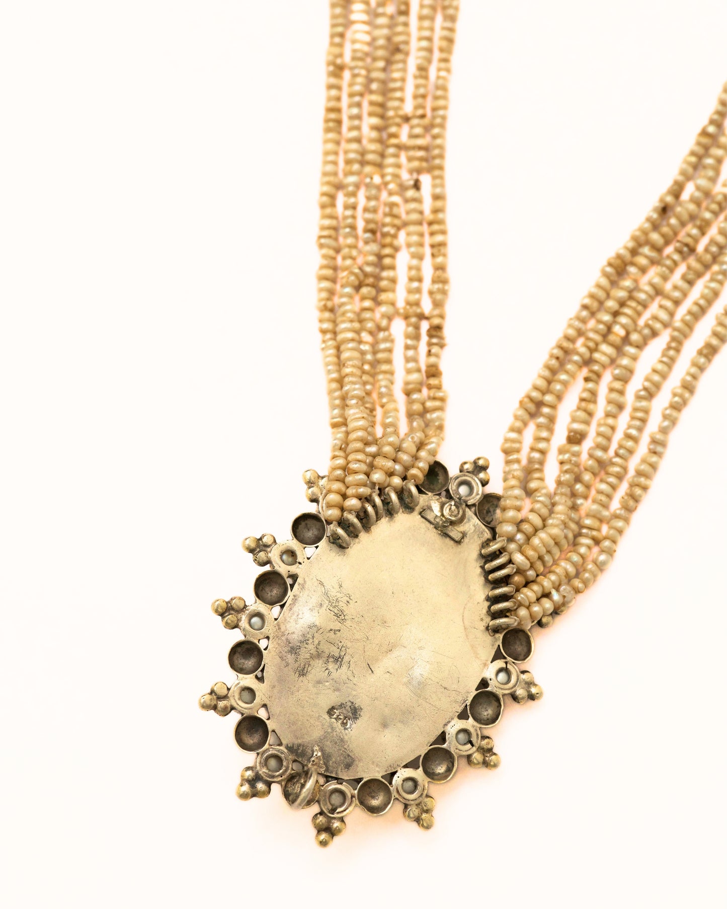 Leafstone Pearl Mala