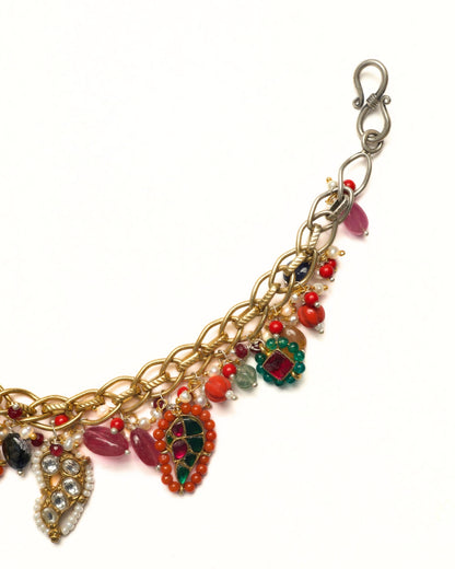 Two-Tone Tango Bracelet cum Necklace