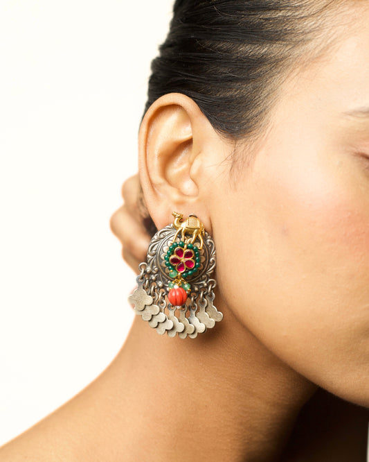 Camel Fringe Earrings