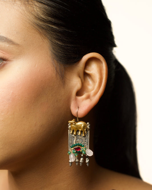 Nandi Panel Earrings