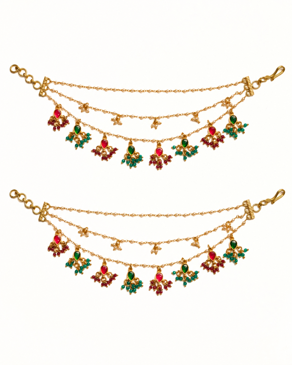 Tied Together Ear Chains